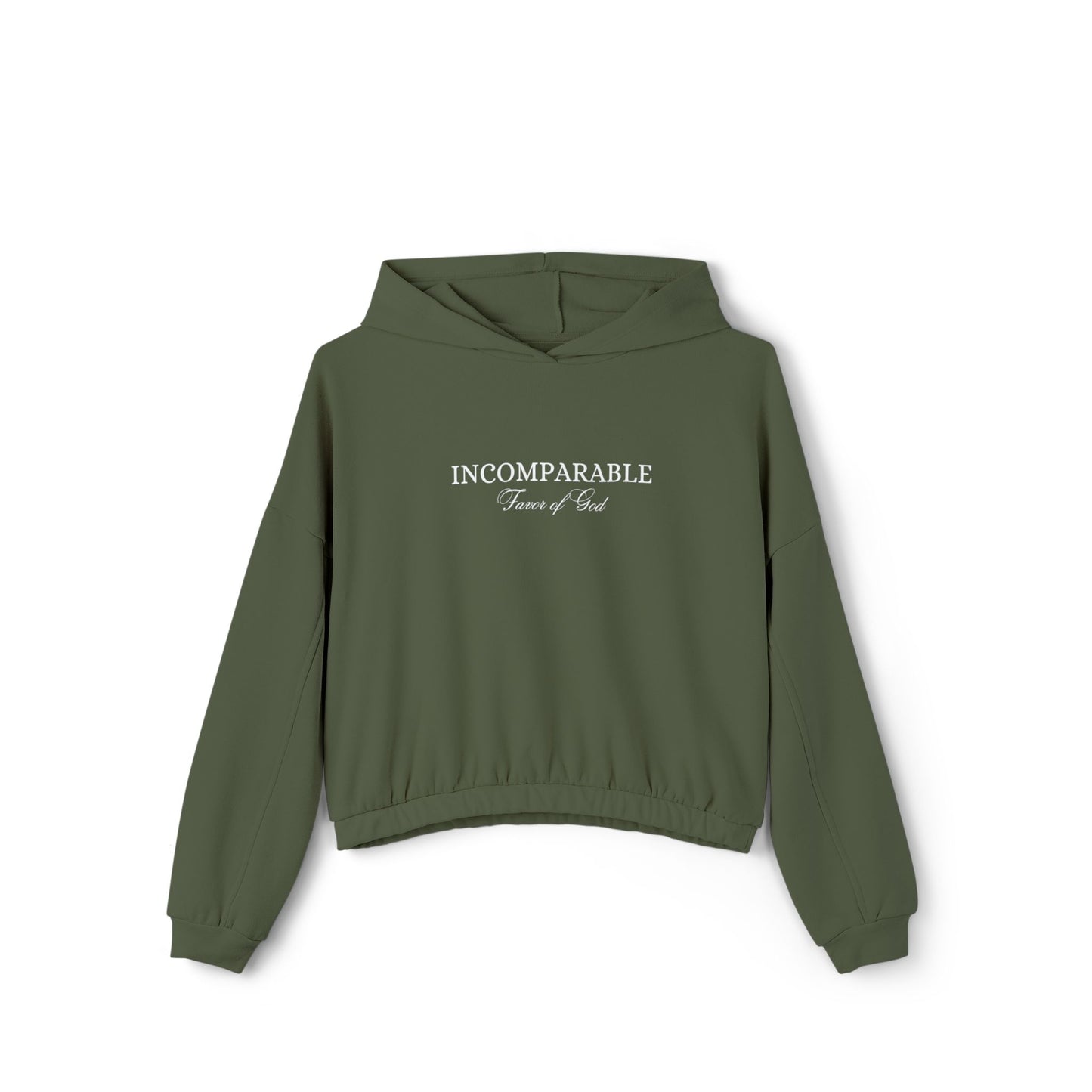 "Incomparable" Favor of God Women's Cinched Hoodie